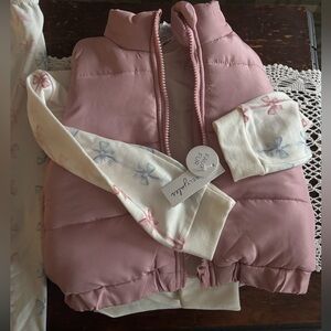 Joules Pink matching 3 piece set with ear muffs